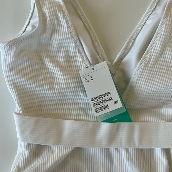 NWT white one-piece bathing suit - Picture 4 of 5